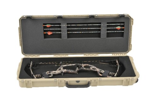 SKB 3I-4214-PL-T iSeries 4214 Parallel Limb Bow Case Tan with Wheels