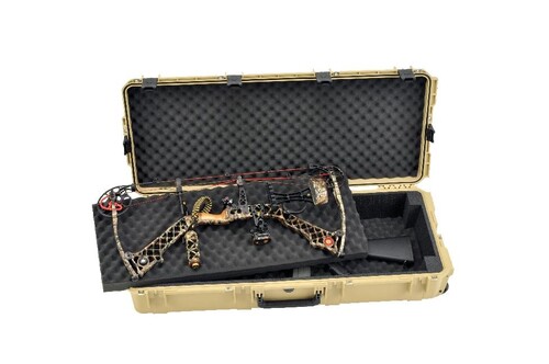 SKB 3I-4217-DB-T iSeries 4217 Double Bow Case Tan with Wheels