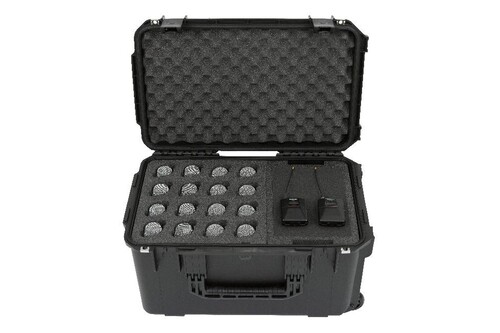 SKB ISERIES 3I-2213-12WMC WATERPROOF WIRELESS 16 MIC CASE