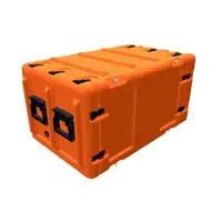 Peli Min Mac Rack 8U Shock Rack MR8U-40/610/100 with Wheels