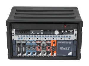 SKB 1SKB-R6S - SKB Roto Moulded Shallow Rack Case - 6U