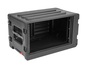 1SKB-R6SW- SKB Roto Moulded Shallow Rack Case  with Wheels  6U