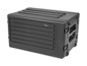 1SKB-R6SW- SKB Roto Moulded Shallow Rack Case  with Wheels  6U