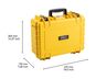 B&W Outdoor Case Type 5000 (PP.221): Yellow - Measurment graph