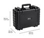 B&W Outdoor Case Type 5000 (PP.221): Black - Measurment graph