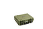 B&W Outdoor Case Type 6040 (PP.210): Bronze Green - Three-Quarter Front Closed