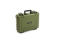 B&W Outdoor Case Type 6040 (PP.210): Bronze Green - Three-Quarter Front Closed