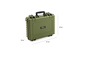 B&W Outdoor Case Type 6040 (PP.210): Bronze Green - Measurment graph