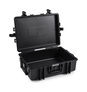 B&W Outdoor Case Type 6500 (PP.510): Black - Three-Quarter Front Open