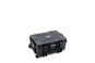 B&W Outdoor Case Type 6700 (PP.428) with Wheels: Black - Three-Quarter Front