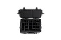 B&W Outdoor Case Type 6700 (PP.428) with Wheels: Black - Top View Open Dividers