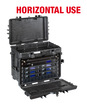 Explorer 5140 6U Rack Waterproof Case - Horizontal Use