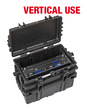 Explorer 5140 6U Rack Waterproof Case - Vertical Use