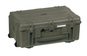Explorer 7630 Waterproof Case With Wheels - Olive Green - Side View Showing Side Carry Handle
