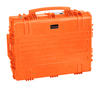 Explorer 7726 Waterproof Case With Wheels - Orange Front