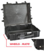Explorer 7726 Waterproof Case With Wheels - Black Wheels