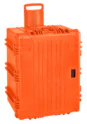 Explorer 7745 Waterproof Case With Wheels - Orange Front Standing