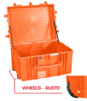 Explorer 7745 Waterproof Case With Wheels - Orange Empty