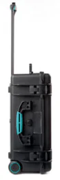 HPRC 2550W Waterproof Case With Wheels - Black Sideview