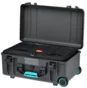 HPRC 2550W Waterproof Case With Wheels - Grey Bag with Dividers