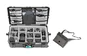 HPRC 2745W PRO BLB Case with Wheels: Top Angle with Contents Pouch Detached