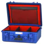 HPRC2500 Waterproof Case - Blue Soft Deck with Dividers