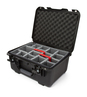 Nanuk 933 Waterproof Hard Case - Black - With padded divider set - View showing inside of case