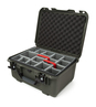 Nanuk 933 Waterproof Hard Case - Black - With padded divider set - View showing inside of case