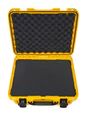Nanuk 933 Waterproof Hard Case - Yellow - With cubed foam set - View showing inside of case