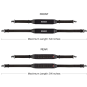 Nanuk Shoulder Strap Measurements - Adjustable in length between 40