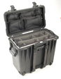 Peli 1440 Top-Loader Case - Black - Inside view with Utility Divider Set.