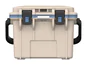 Peli 14QT Personal Cooler: Tan - Kashmir Blue Closed
