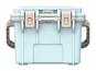 Peli 14QT Personal Cooler: Jungle Mist - Tan Closed