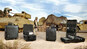 Peli 1780RF Rifle Case - Several Peli Protector Cases, including the 1780HL, on a military base.