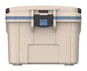 Peli 8QT Personal Cooler: Tan - Kashmir Blue Closed