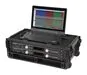 SKB 1SKB-ISF2U Injection Moulded 2U Studio Flyer Rack Case with Wheels