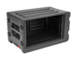 SKB 1SKB-R6SW 6U rSeries Shallow Rolling Rack Case with Wheels