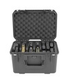 Inside of the SKB 3I-1610-10B-M Five Handgun Case