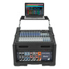 SKB 1SKB-R104W Audio and DJ Rack Case 10U x 4U Compact Rolling Rig with Wheels