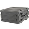 SKB 3SKB-R04U20W - 20 Inch Deep Roto Shockmount Rolling Rack Case - 4U