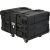 SKB 3SKB-R906U24 6U Roto Shock Rack 24 (61cm) Deep Rail To Rail with Wheels